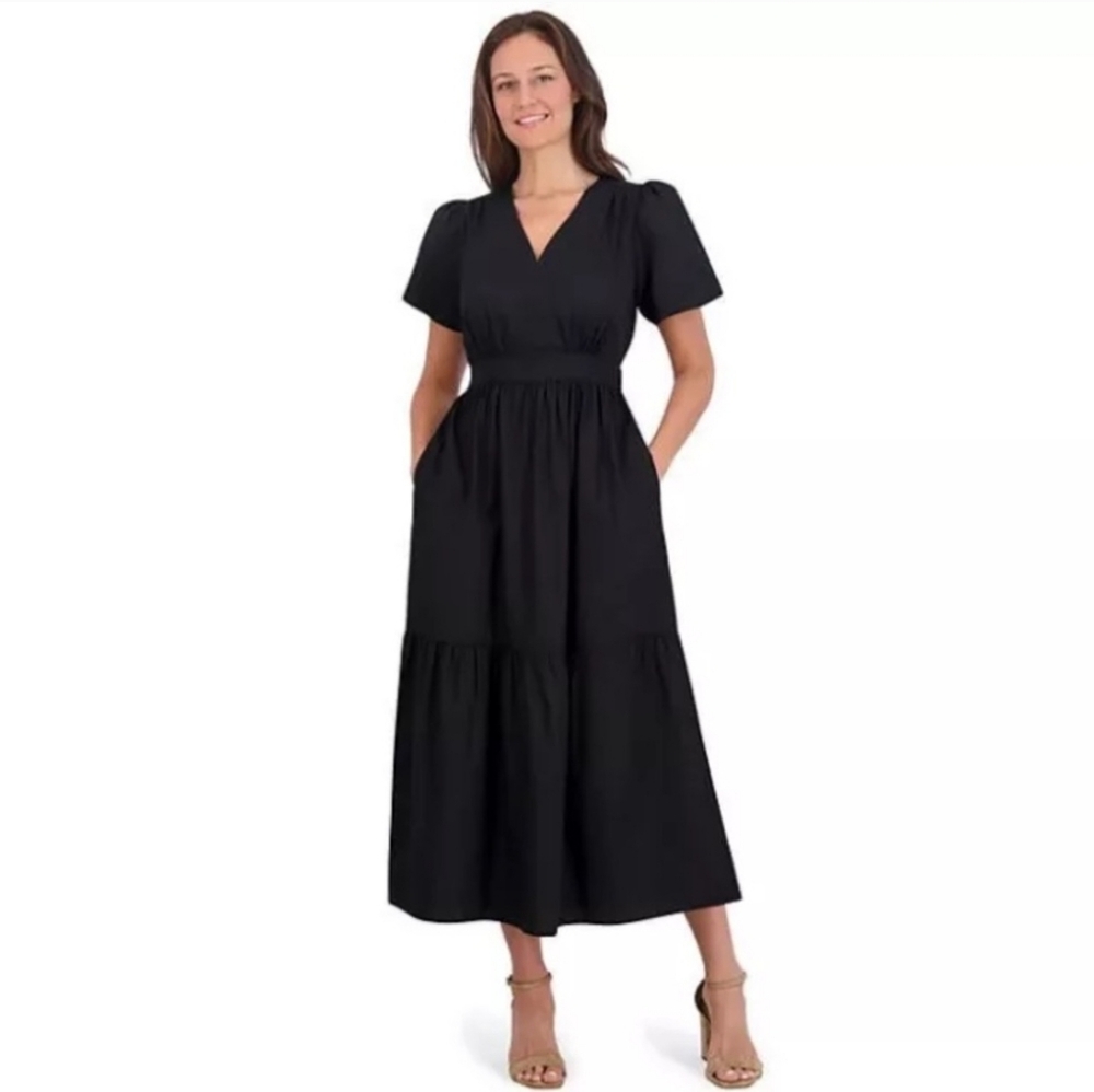 Frenchโ Connection Poplin Maxi Dress
